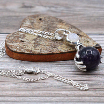 Amethyst healing hands